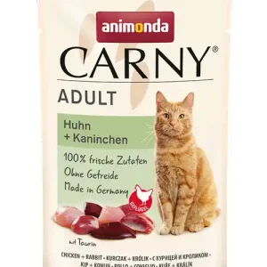 Bestseller Sparpaket 24 x 85 g Animonda Carny Adult Huhn + Kaninchen Katzen Nassfutter